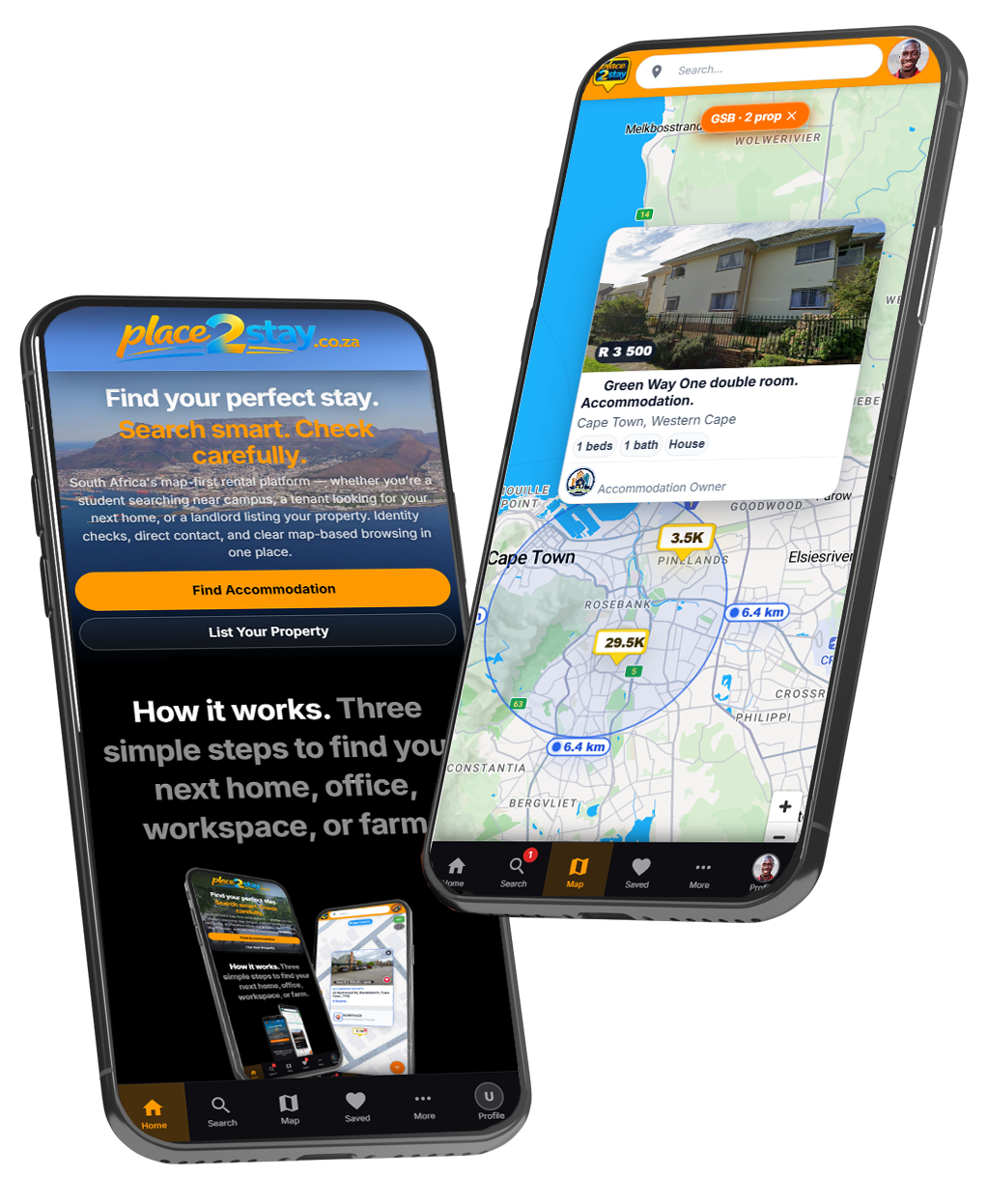 Place2Stay on mobile